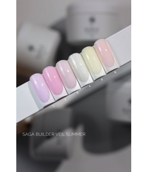 Гель Saga Builder Gel Veil Summer №001, 15 мл